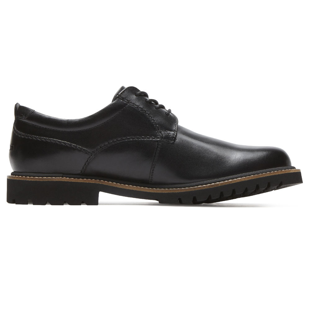 Oxfords Rockport Homem Pretas - Marshall Plain Toe - 18793PNAX